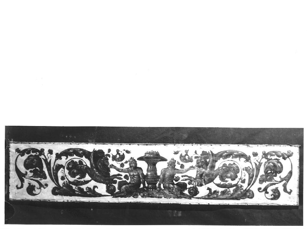 pannello, elemento d'insieme - ambito parmense-piacentino (ultimo quarto sec. XVIII)