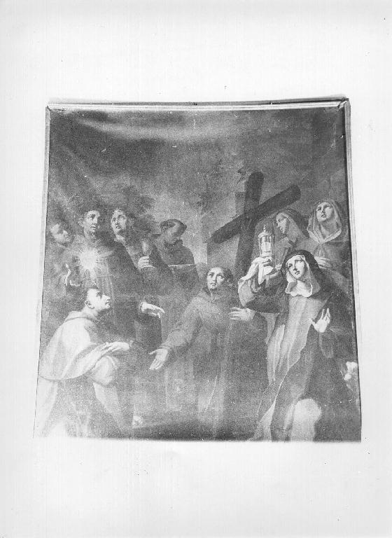 Santi francescani (dipinto) - ambito emiliano (prima metà sec. XVIII)