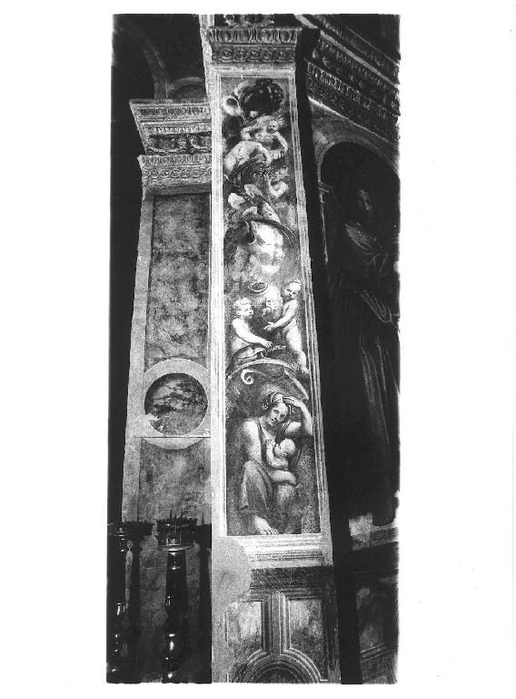 motivi decorativi a grottesche (decorazione pittorica, complesso decorativo) di De Sacchis Giovanni Antonio detto Pordenone (sec. XVI)