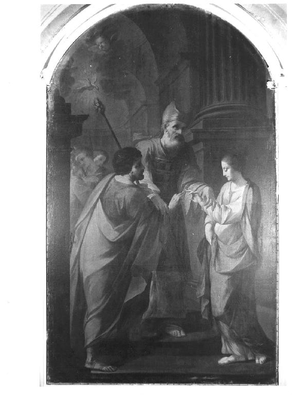 Sposalizio di Maria Vergine (dipinto) - ambito emiliano (sec. XVIII)