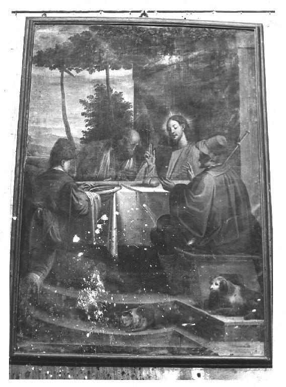 Cena in Emmaus (dipinto) - ambito lombardo, ambito lombardo (prima metà sec. XVII)