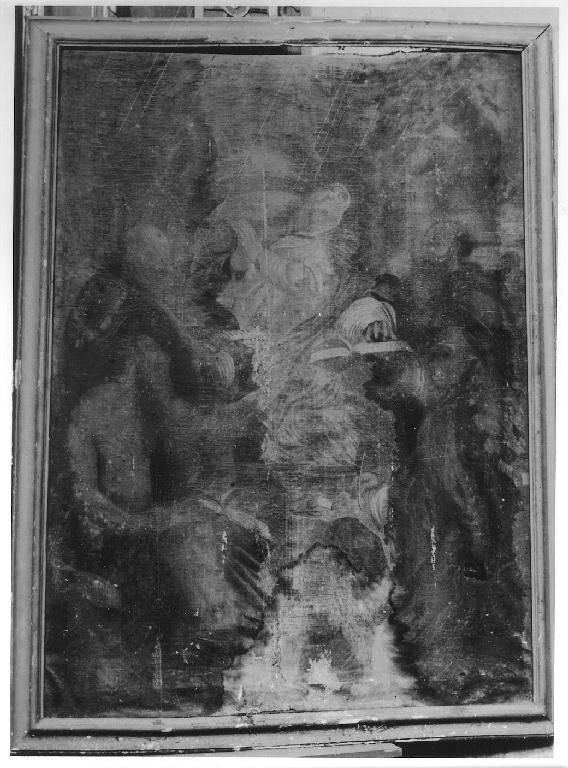 Sant'Anna tra i dottori (dipinto) - ambito piacentino (seconda metà sec. XVII)