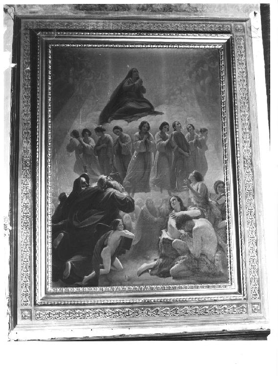 Assunzione della Madonna (dipinto) di Scaramuzza Francesco (sec. XIX)