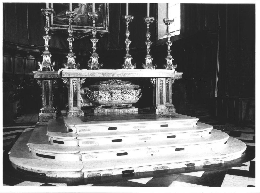 altare maggiore di Fossati Antonio, Respighi Gaetano (sec. XVIII)