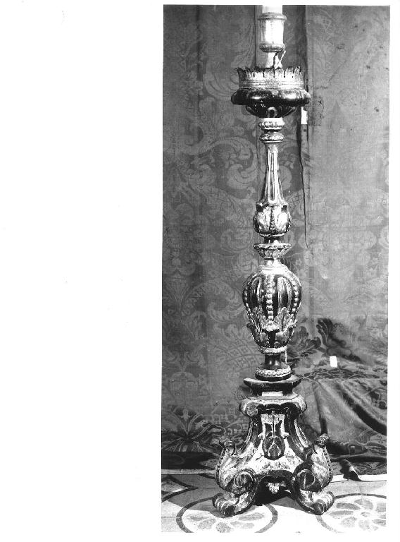 candeliere d'altare, serie di Perfetti Luigi (fine sec. XVIII)