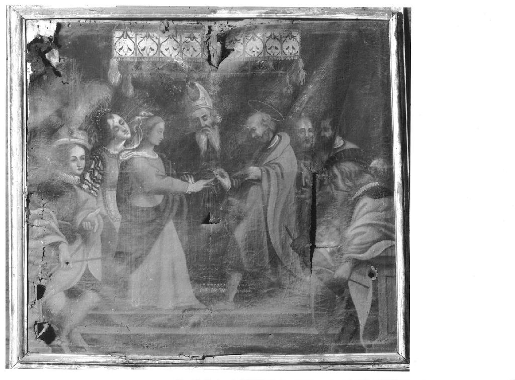 Matrimonio di Maria Vergine (dipinto) - ambito piacentino (primo quarto sec. XVII)