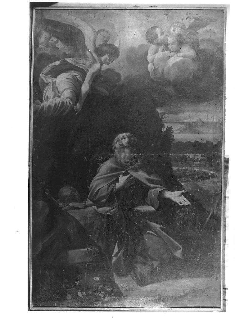 San Corrado Gonfalonieri in estasi (dipinto) - ambito emiliano-lombardo (ultimo quarto sec. XVII)