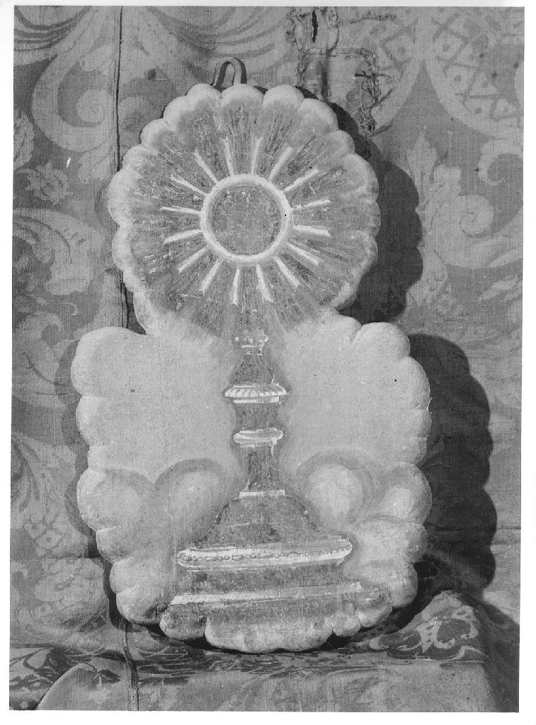 ostensorio (dipinto) - ambito piacentino (sec. XIX)