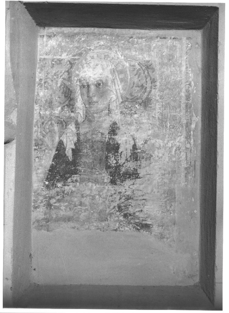 Madonna (?) (dipinto, frammento) - ambito lombardo (fine sec. XV)