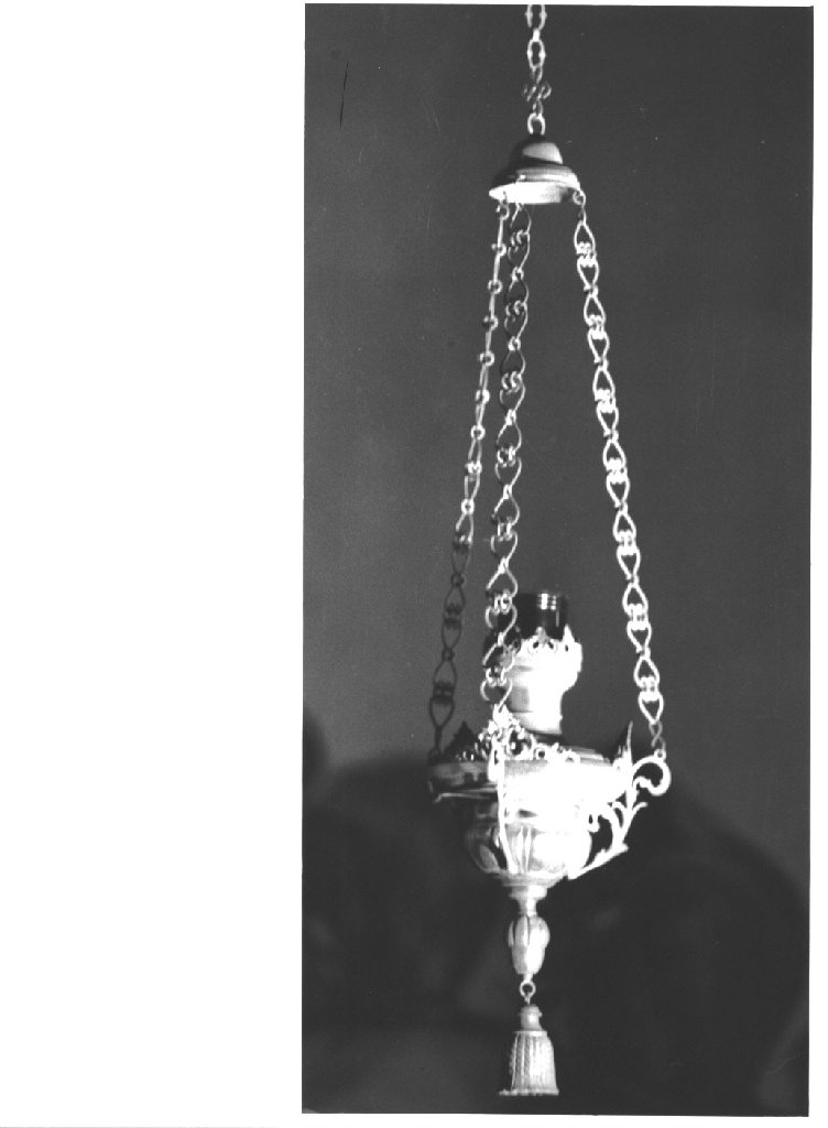 lampada pensile, serie - produzione Italia settentrionale (prima metà sec. XX)