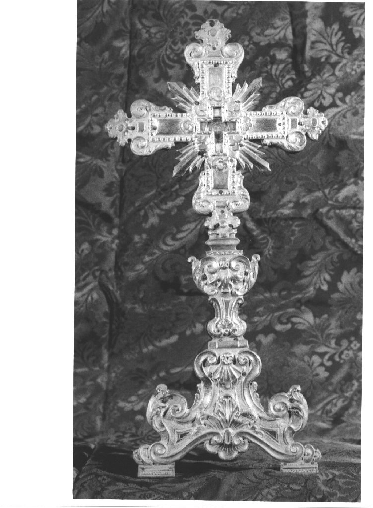 stauroteca - ambito piacentino (seconda metà sec. XVIII)