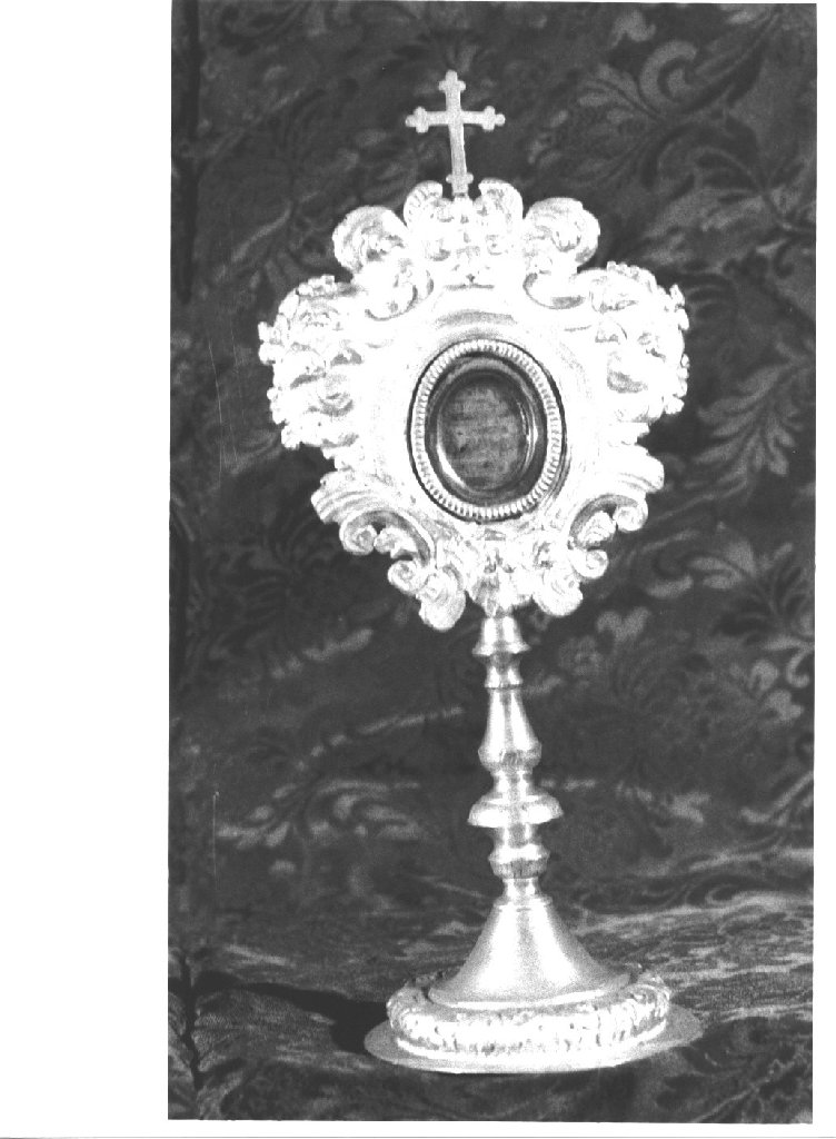 reliquiario - a ostensorio - ambito piacentino (seconda metà sec. XVIII)