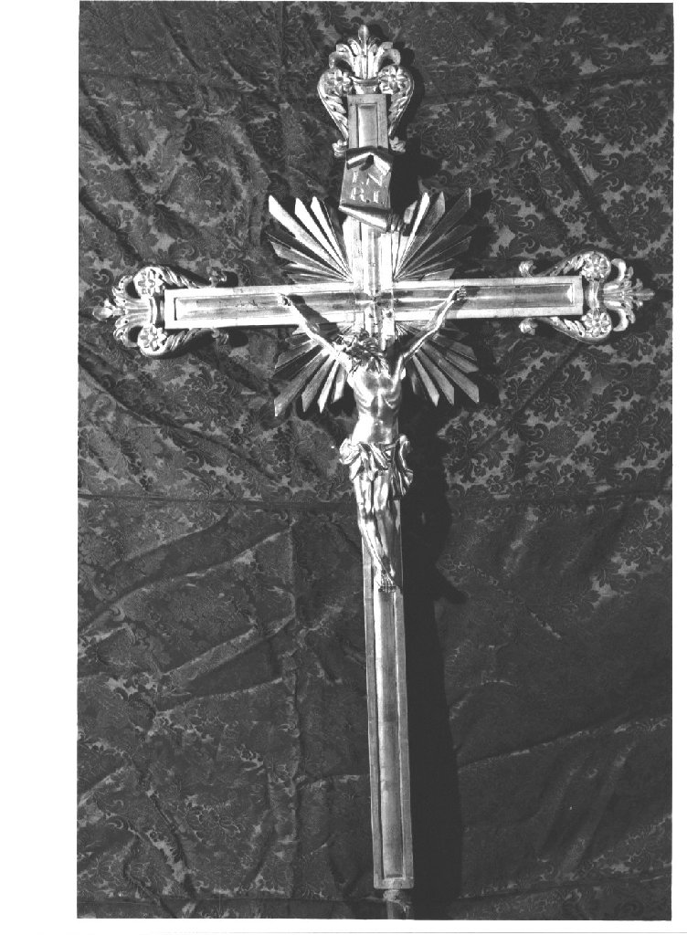 croce d'altare - ambito piacentino (seconda metà sec. XVIII)