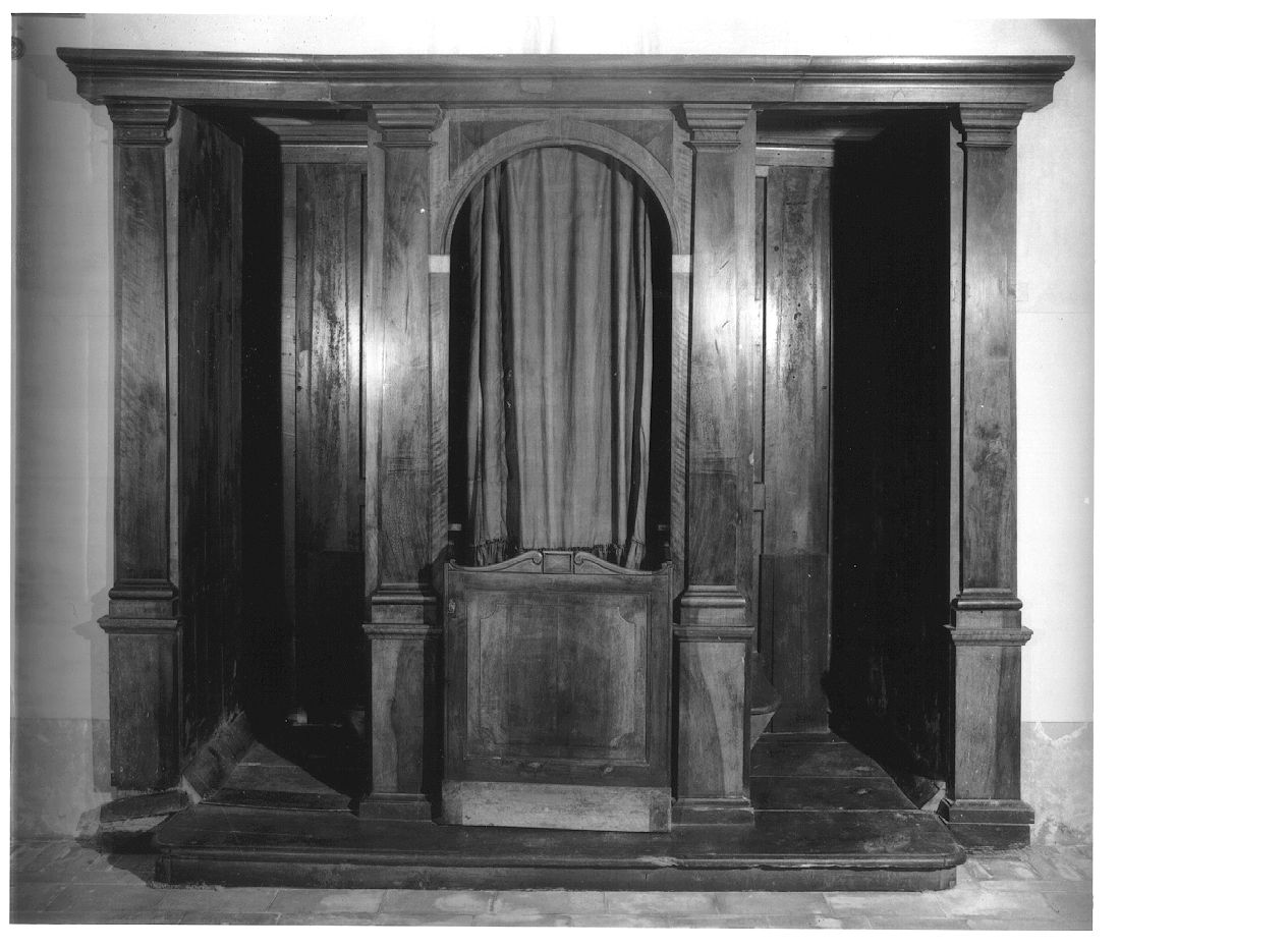 confessionale, frammento - ambito piacentino (sec. XIX)