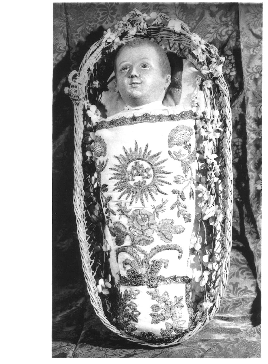 Gesù Bambino (statuetta devozionale) - ambito emiliano-lombardo (prima metà sec. XIX)