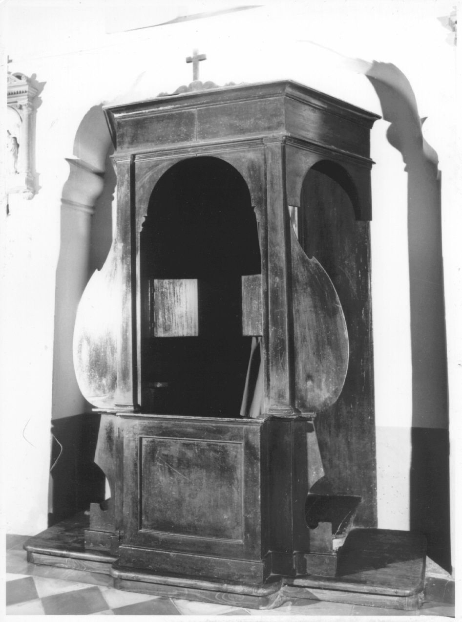 confessionale - ambito piacentino (sec. XIX)