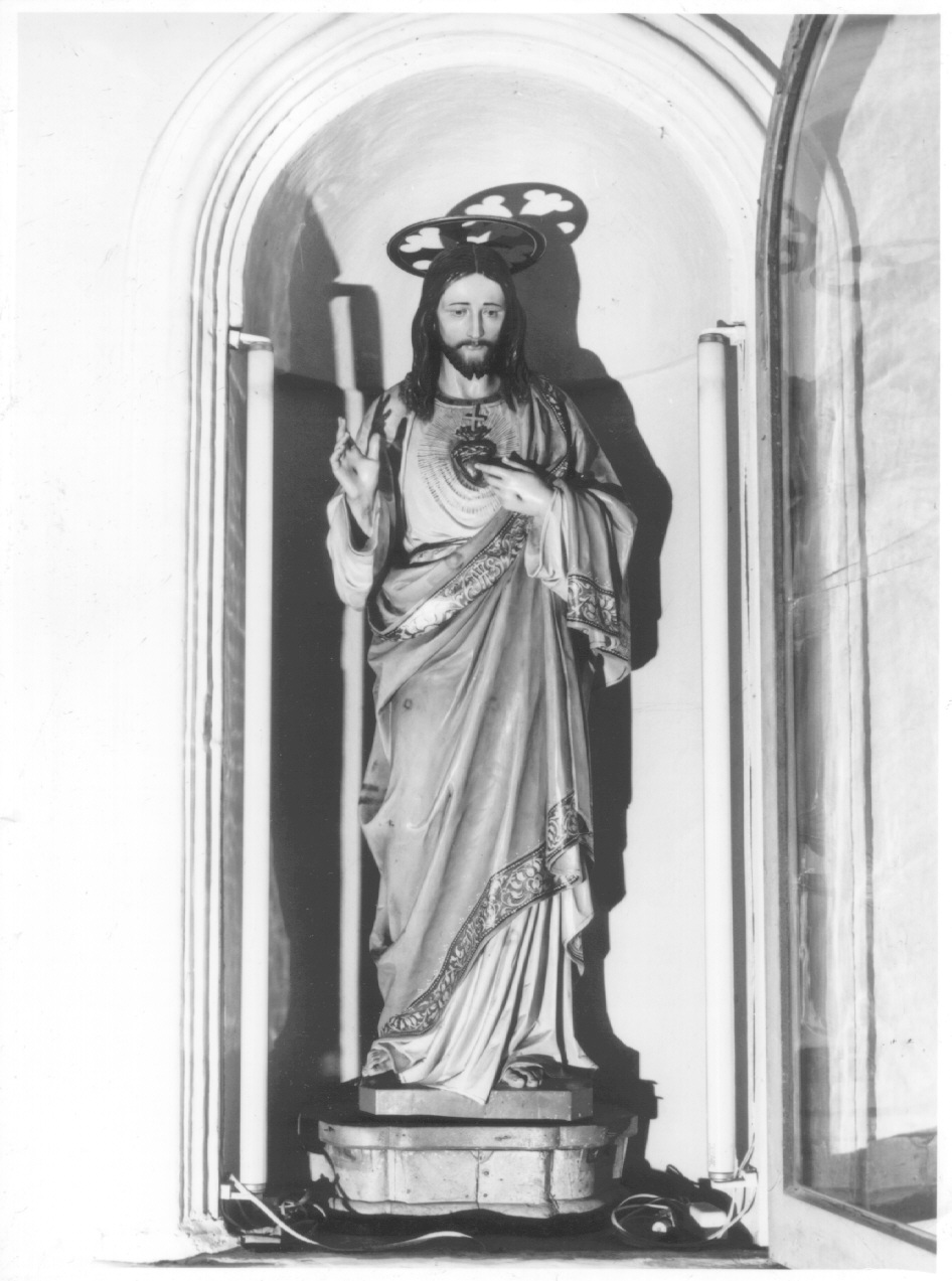 Sacro Cuore di Gesù (statua) - ambito piacentino (fine/inizio secc. XIX/ XX)
