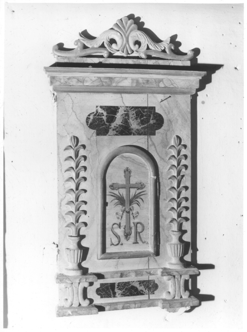 tabernacolo-reliquiario, serie - ambito emiliano (prima metà sec. XIX)