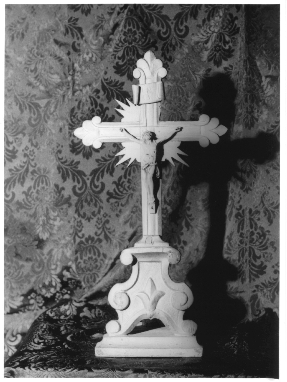 croce d'altare - ambito piacentino (seconda metà sec. XVIII)