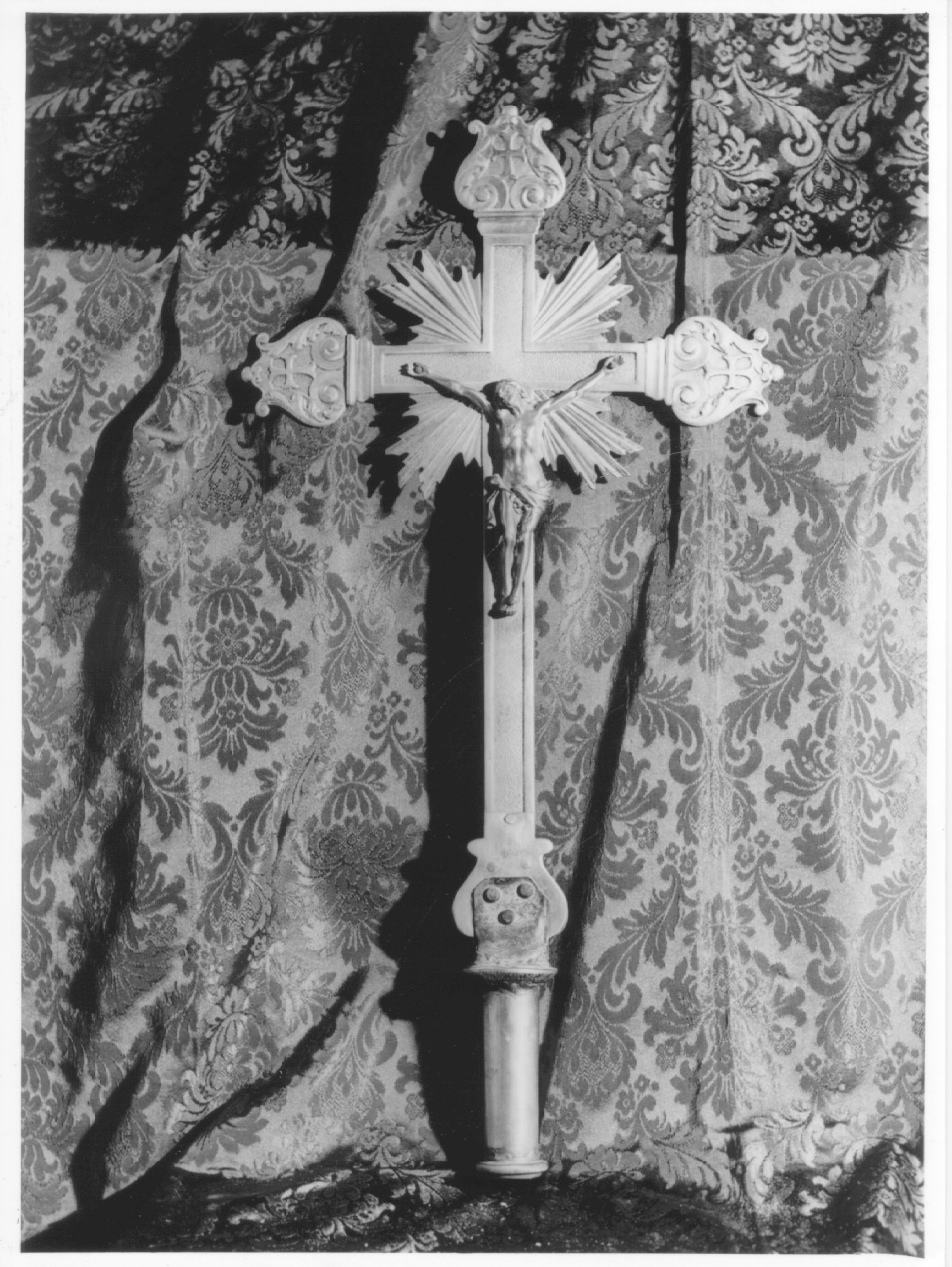 croce processionale - produzione italiana (sec. XIX)