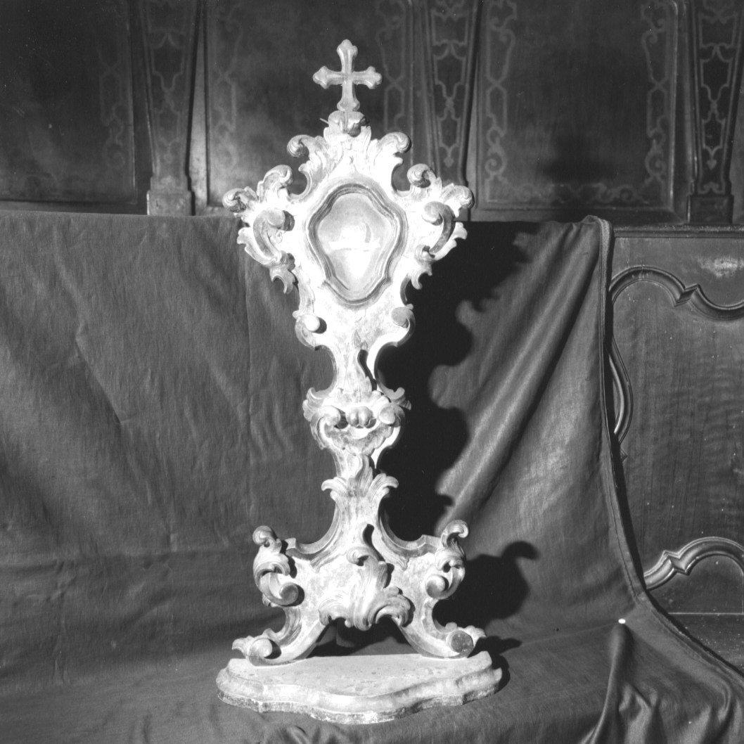 reliquiario - a ostensorio, serie - ambito emiliano (sec. XVIII)