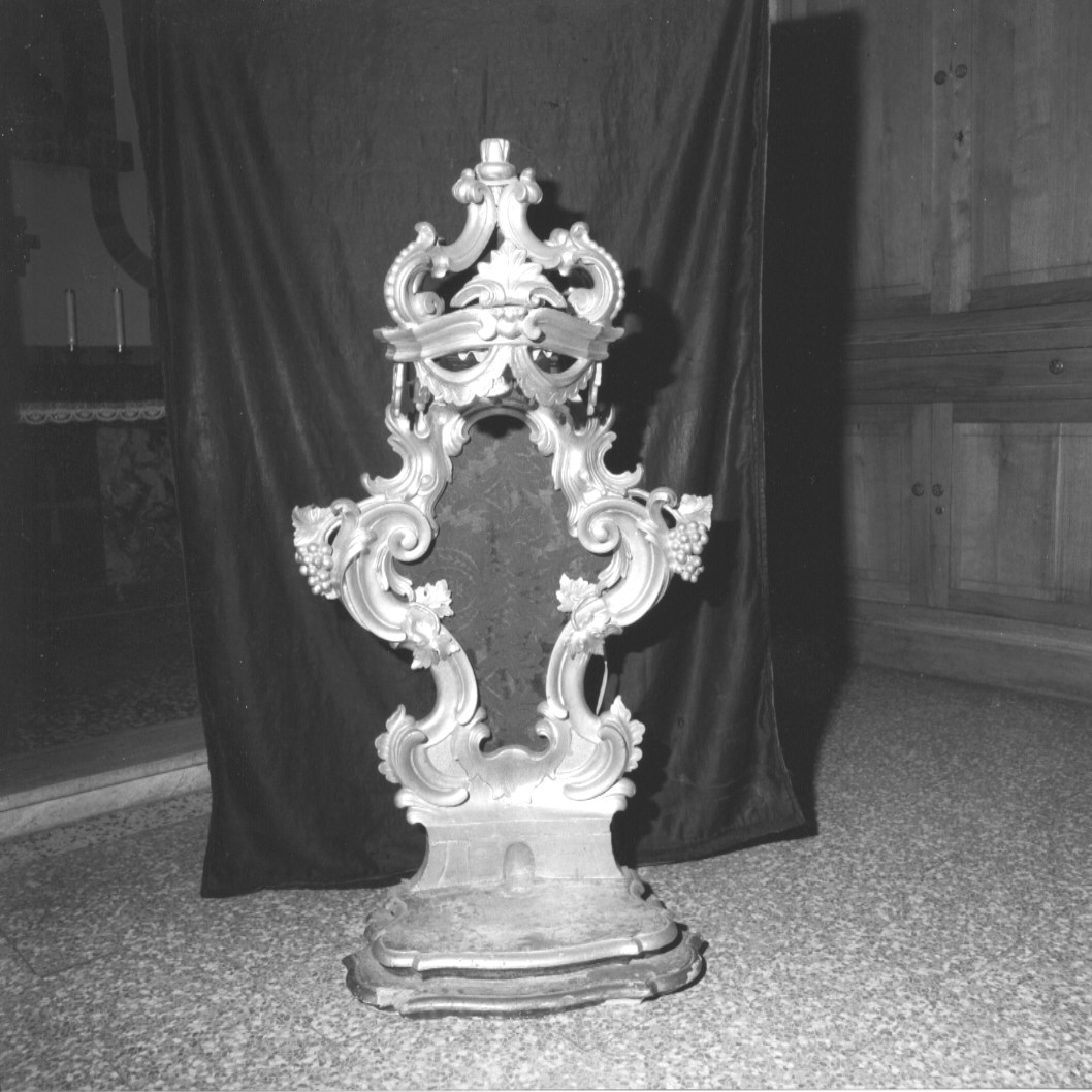 tronetto per esposizione eucaristica - ambito piacentino (sec. XVIII)