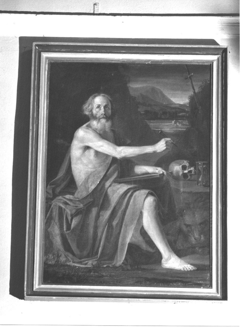 S. Girolamo nel deserto (dipinto, opera isolata) - ambito emiliano (fine sec. XVIII)