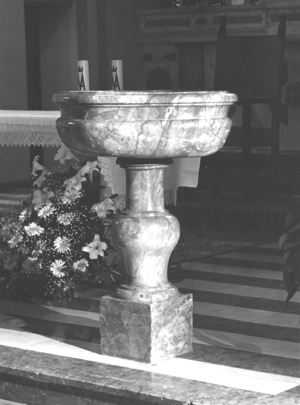 fonte battesimale, opera isolata - ambito piacentino (sec. XIX)