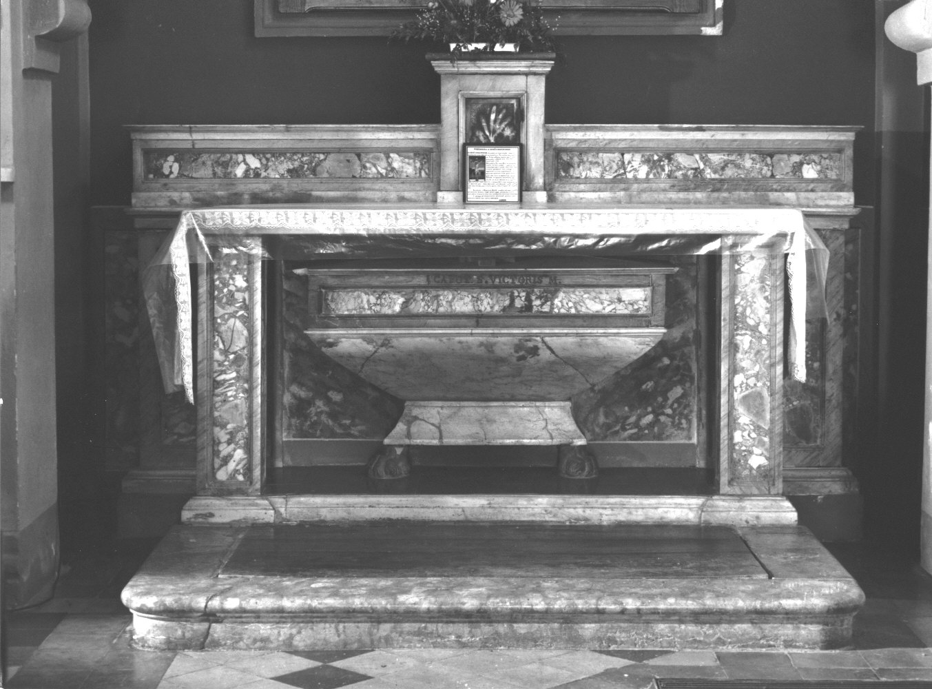 altare, insieme - ambito piacentino (primo quarto sec. XIX)