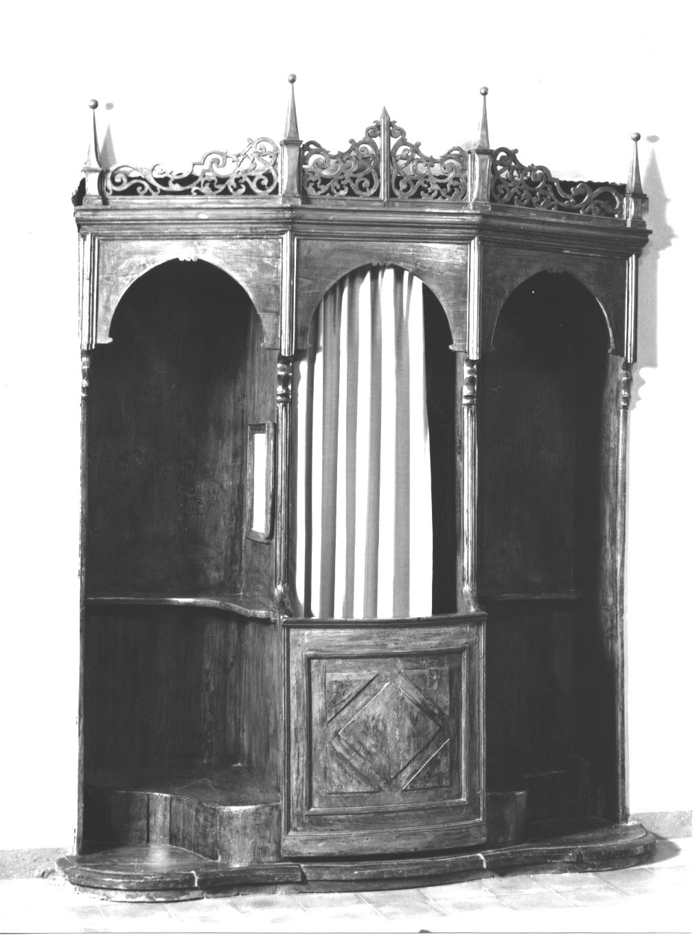 confessionale - ambito piacentino (sec. XIX)