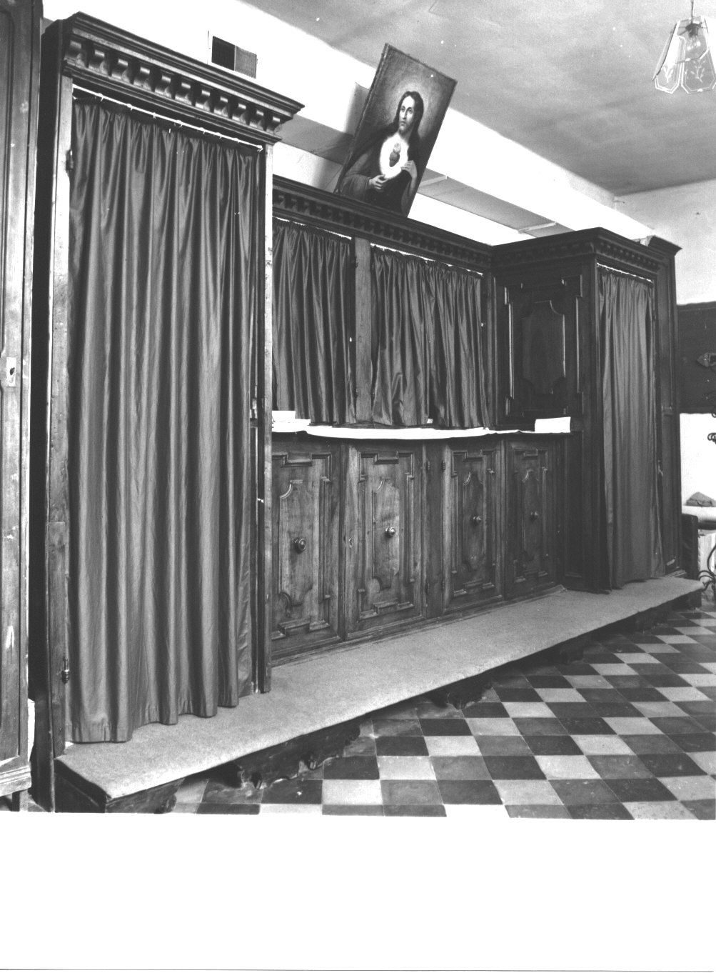 credenzone, opera isolata - manifattura piacentina (sec. XVII)