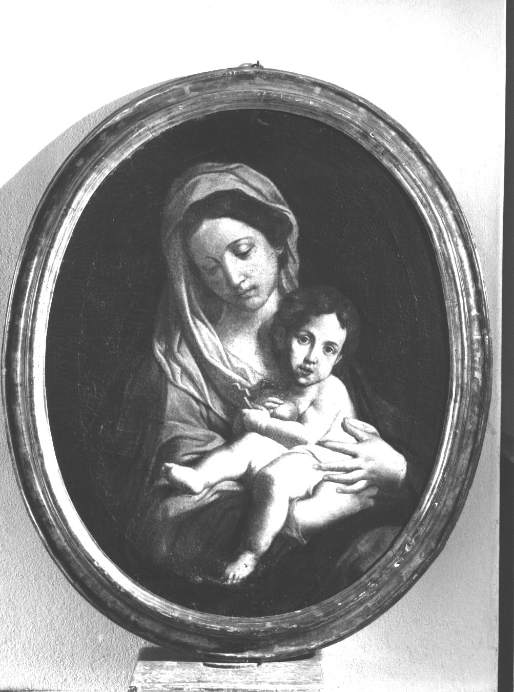 Madonna con Bambino (dipinto, opera isolata) - ambito piacentino (fine/inizio secc. XVII/ XVIII)