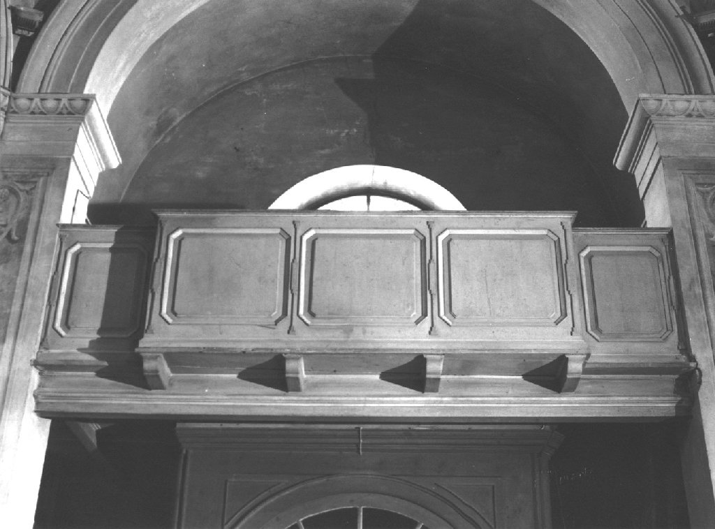 cantoria, opera isolata - ambito piacentino (seconda metà sec. XIX)