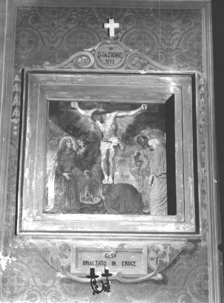 stazioni della Via Crucis (dipinto, ciclo) - ambito piacentino (sec. XIX)