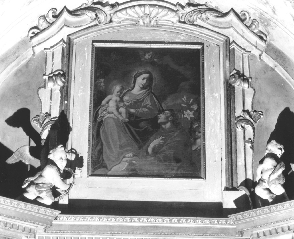 Madonna del latte e Sant'Antonio (dipinto) - ambito emiliano (prima metà sec. XVII)