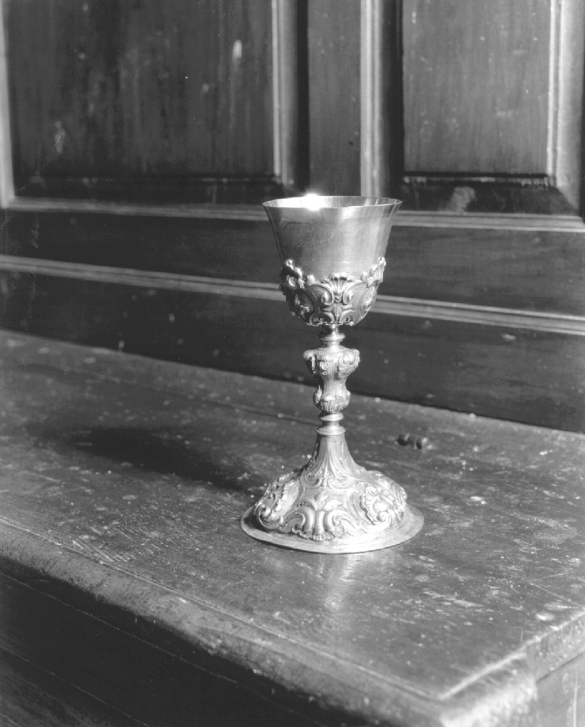 calice - ambito piacentino (inizio sec. XVIII)