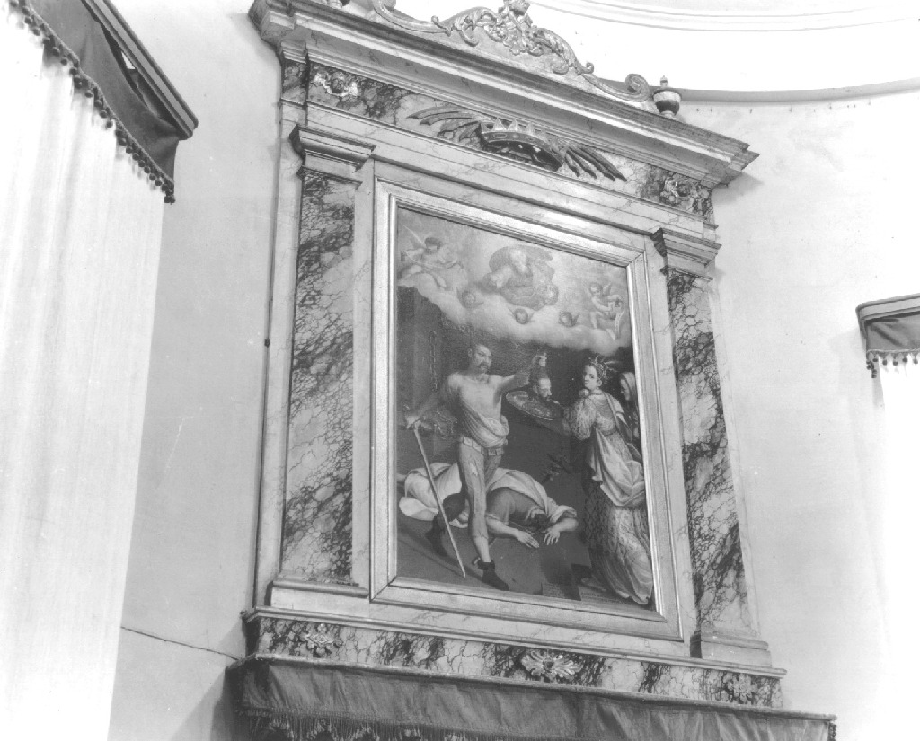 Decapitazione di San Giovanni Battista (pala d'altare) di Mainardi Andrea detto Chiaveghino (sec. XVI)