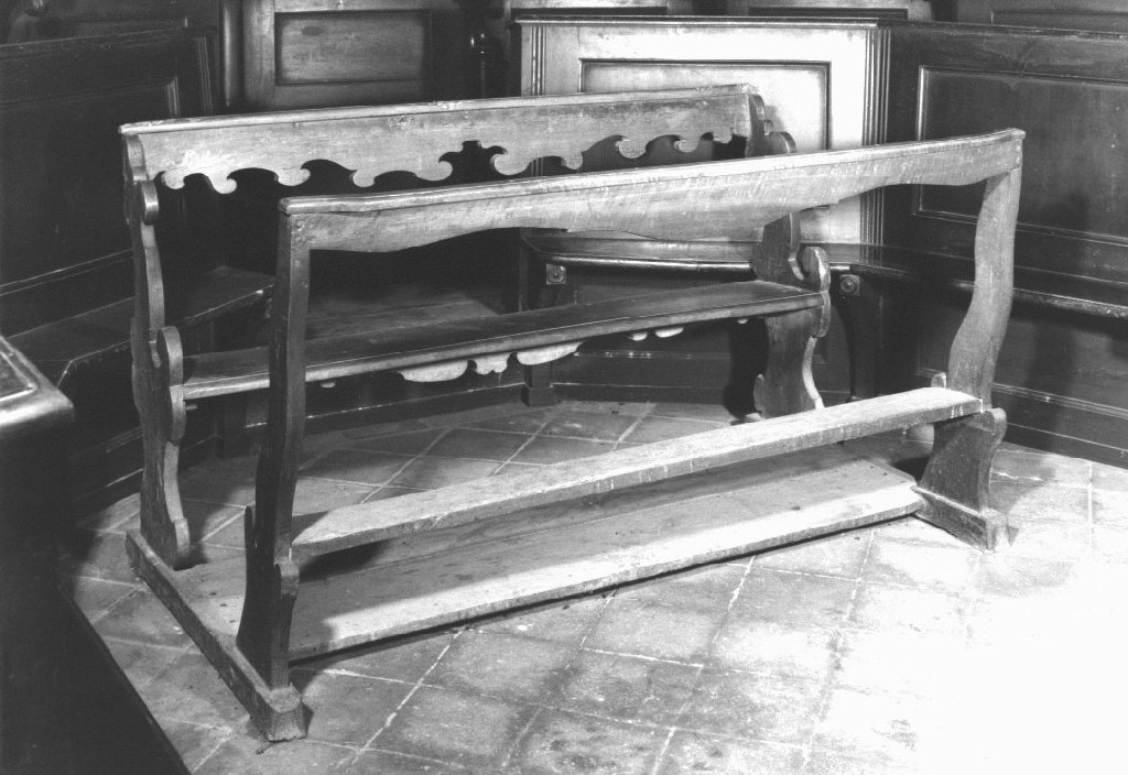 banco da chiesa - ambito cremonese (sec. XVIII)