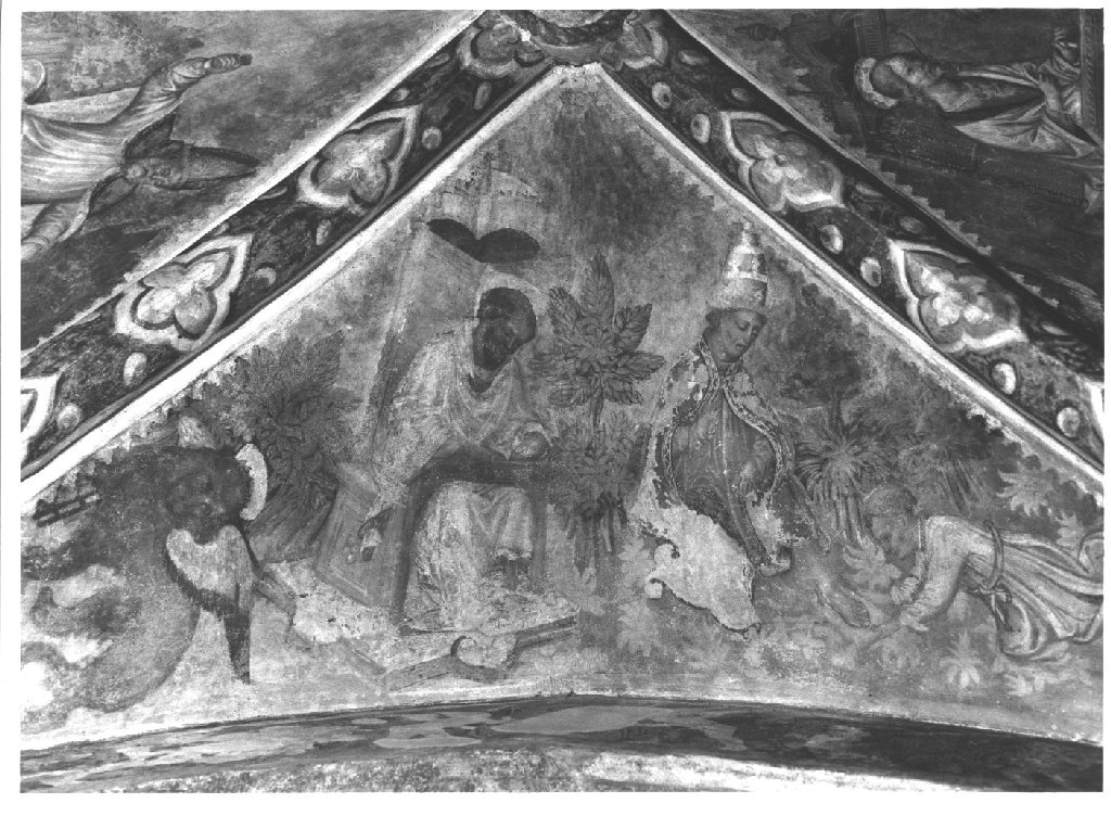 San Marco evangelista e San Gregorio Magno (dipinto) di Bembo Bonifacio (e aiuti), Bembo Benedetto (attribuito) (sec. XV)