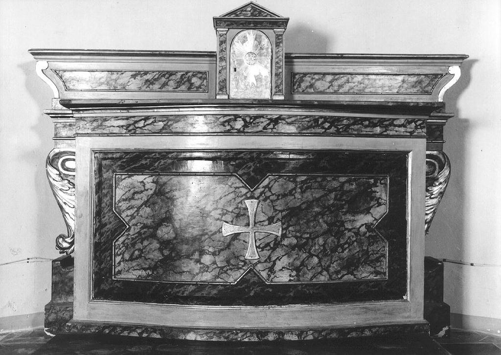 altare - ambito emiliano-lombardo (prima metà sec. XIX)
