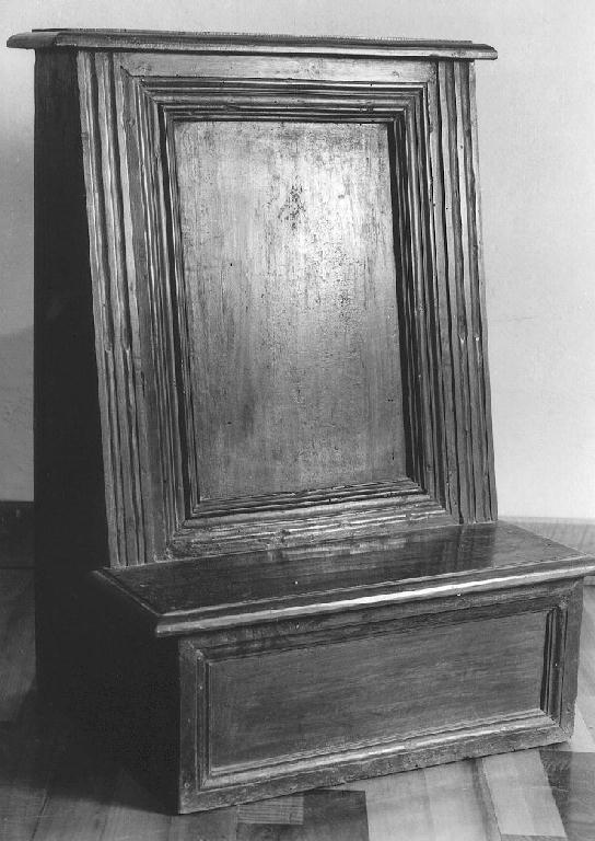 inginocchiatoio - ambito piacentino (seconda metà sec. XVIII)