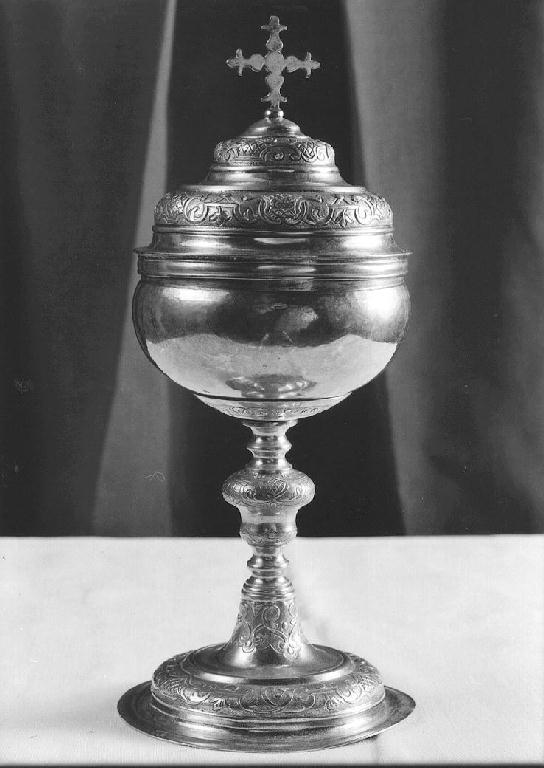 pisside - ambito piacentino (terzo quarto sec. XVIII)