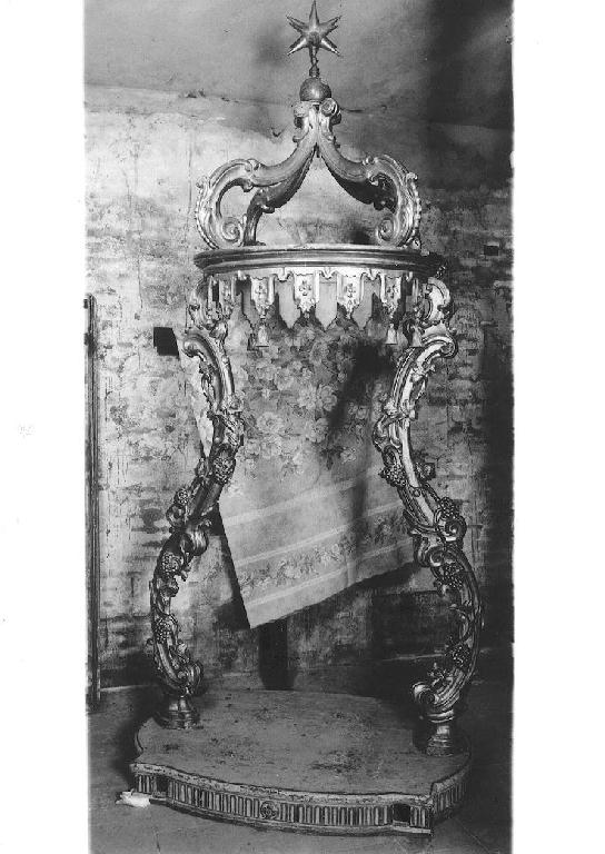 baldacchino processionale - ambito parmense (ultimo quarto sec. XVIII)