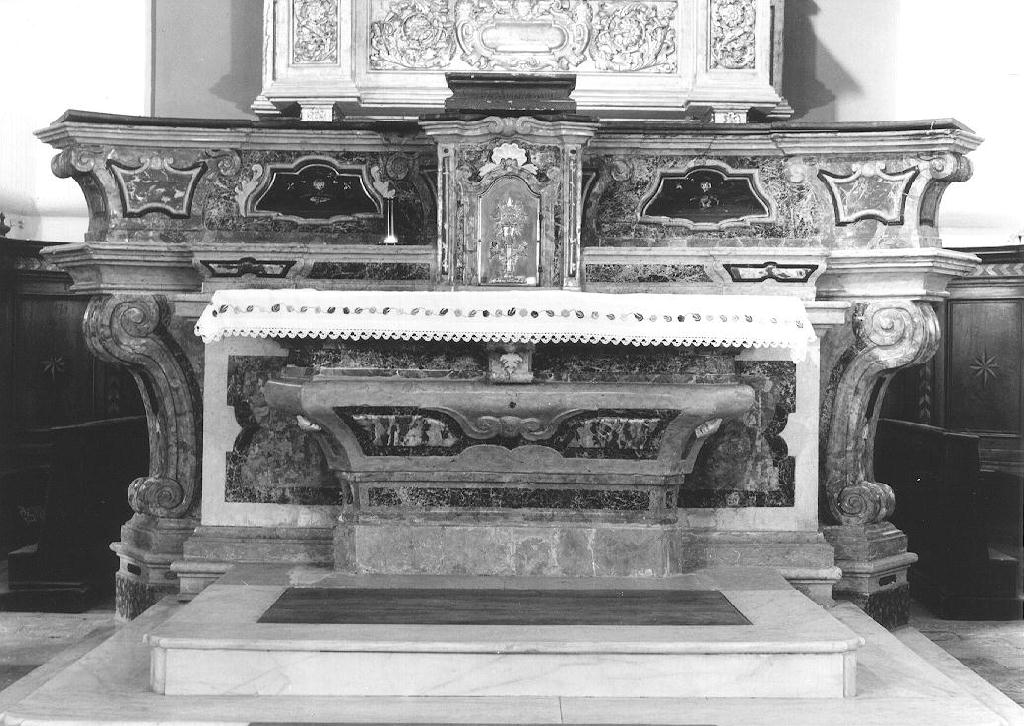 altare maggiore - ambito lombardo (prima metà sec. XVIII)