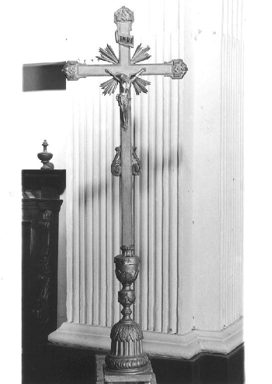 croce d'altare - ambito emiliano-lombardo (inizio sec. XIX)