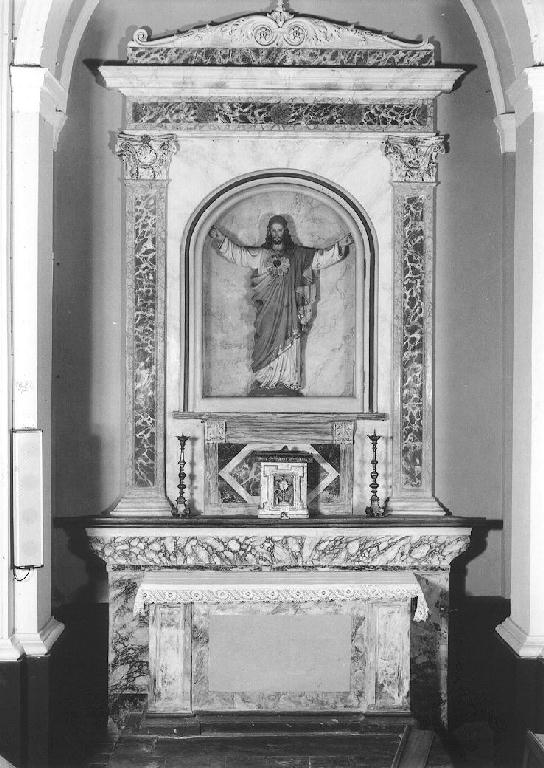 altare - ambito emiliano-lombardo (ultimo quarto sec. XIX)