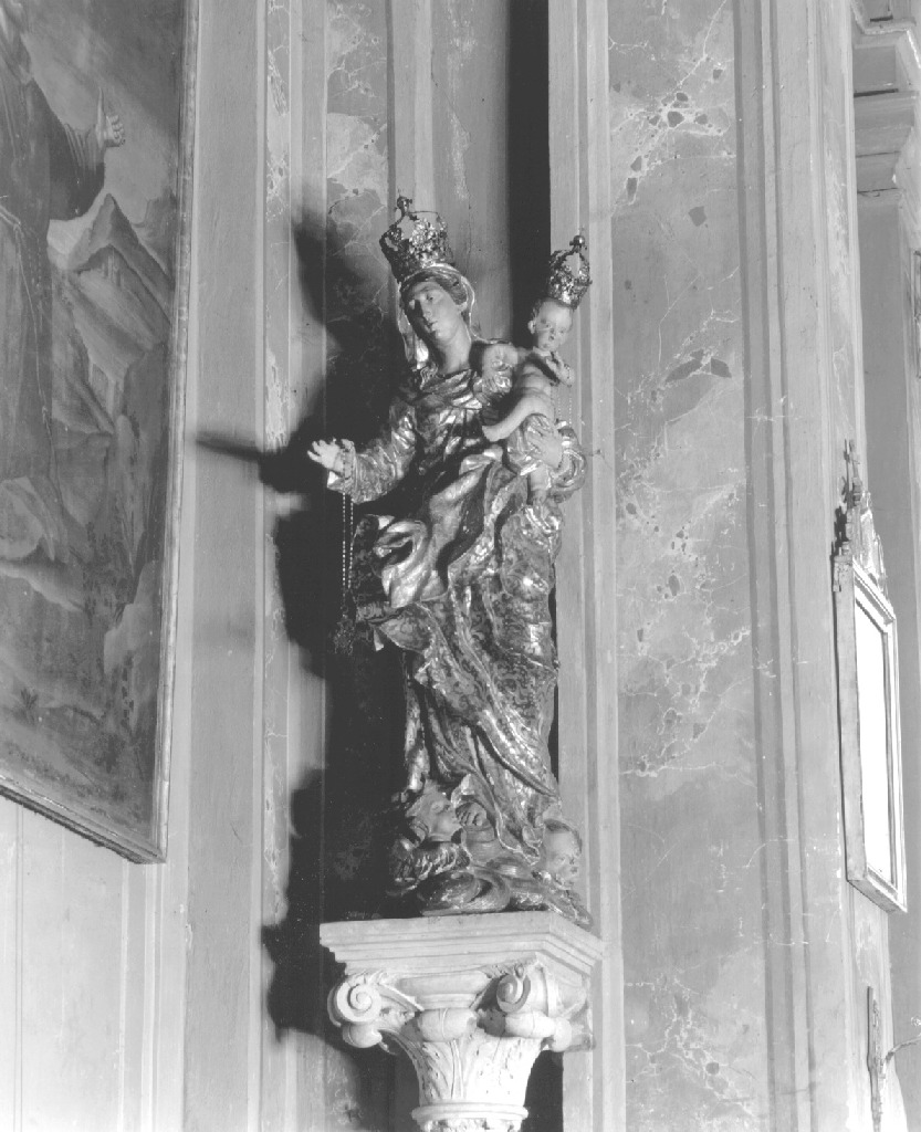 Madonna del Rosario (statua) - ambito Italia settentrionale (sec. XVIII)