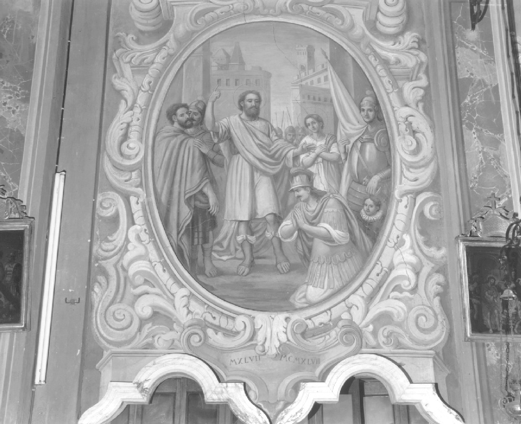 Episodio della vita di San Nazzaro (dipinto) di Ferrari Nicola (sec. XVIII)