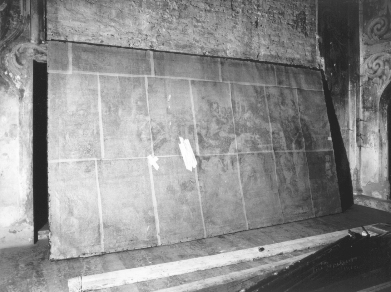 San Silvestro battezza l'imperatore Costantino (dipinto) - ambito piacentino (fine/inizio secc. XVII/ XVIII)