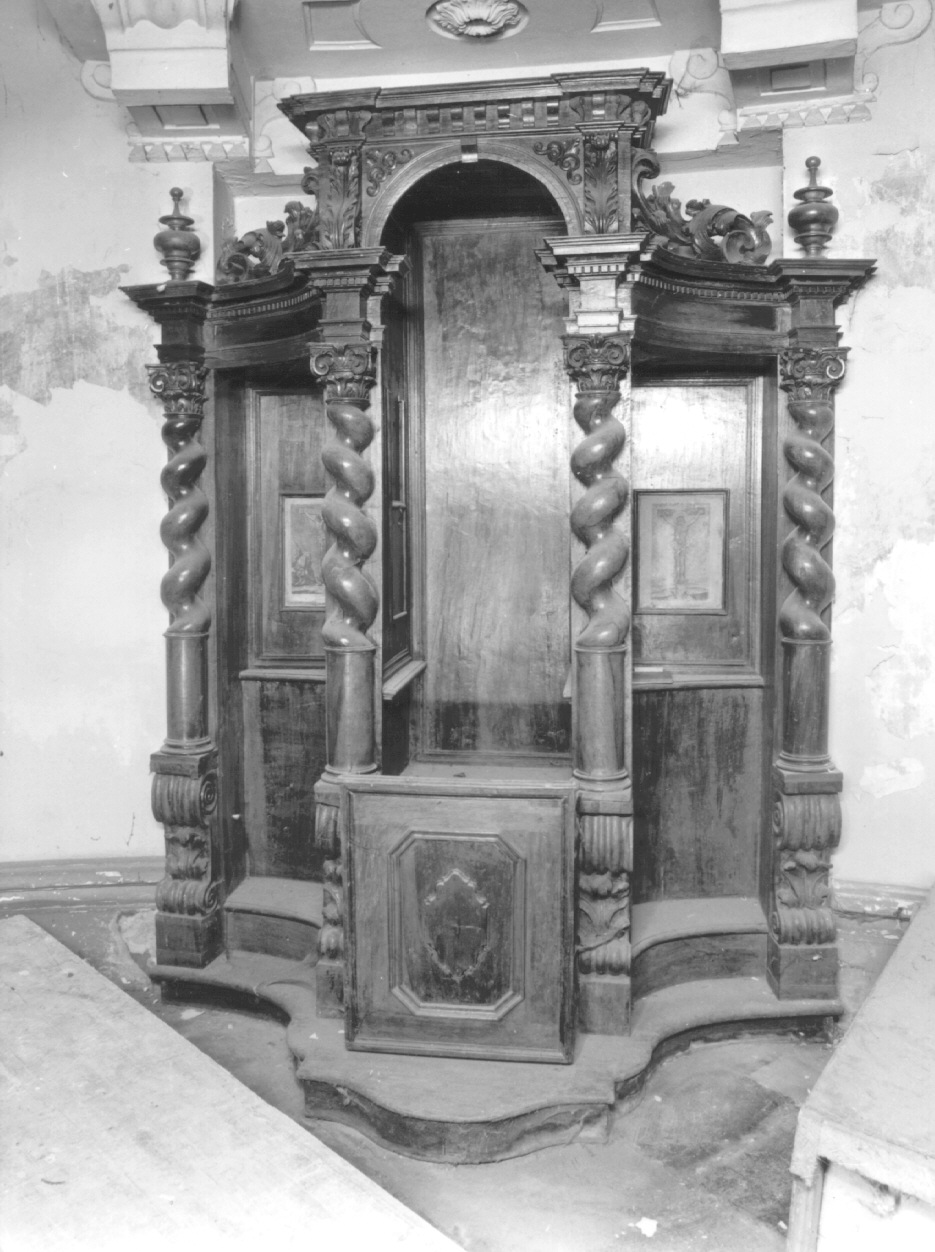 confessionale di Cervini Pietro Giorgio (sec. XVII)